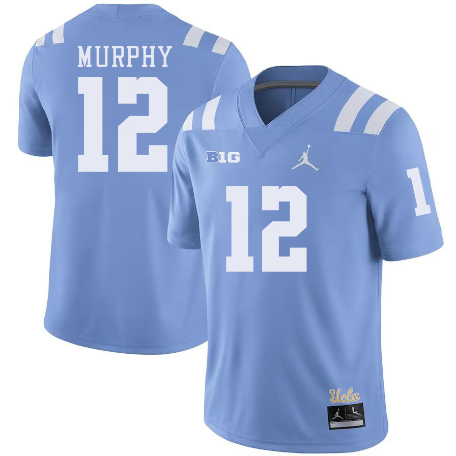 UCLA Bruins #12 Grayson Murphy Big 10 Conference College Football Jerseys Stitched Sale-Power Blue